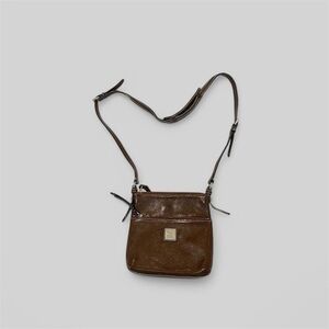 Dooney & Bourke Brown Leather Crossbody Bag